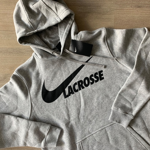 RARE NIKE LACROSSE CLUB FLEECE PULLOVER HOODIE - Picture 2 of 2